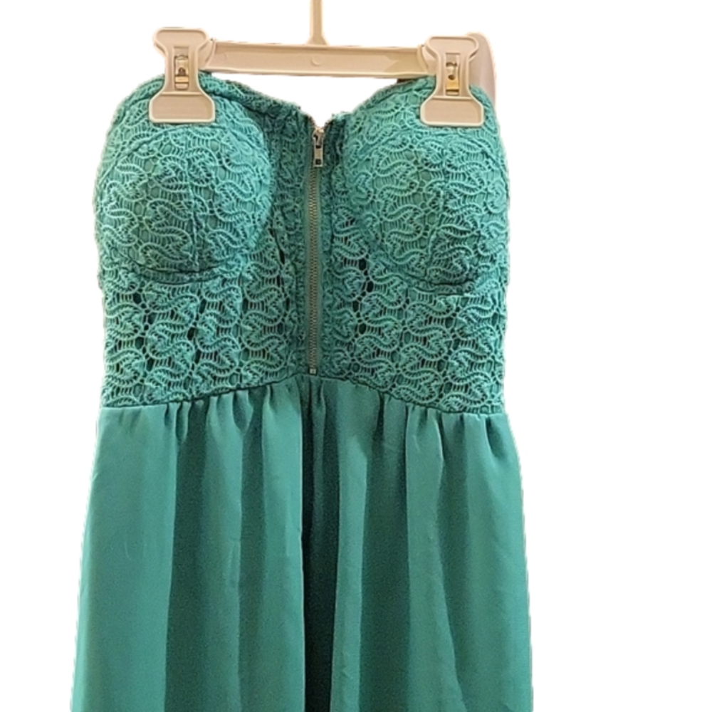 Poetry size S women's teal/green dress, beautiful dress